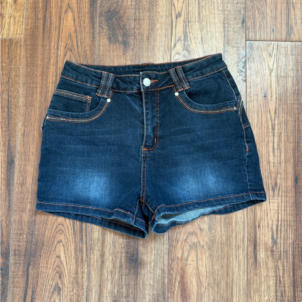 Women's Dark Blue Jean Shorts